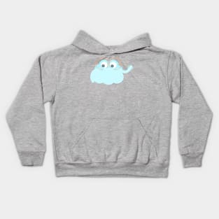 "A bit windy, eh" mood cloud Kids Hoodie